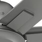 Hunter Downtown 60" Outdoor Ceiling Fan in Matte Silver, , large