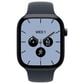 Apple Watch Series 12 (GPS + Cellular) 46mm Night Blue Ceramic Case with Navy Blue Sport Band - S/M and 2-Year AppleCare+, , large