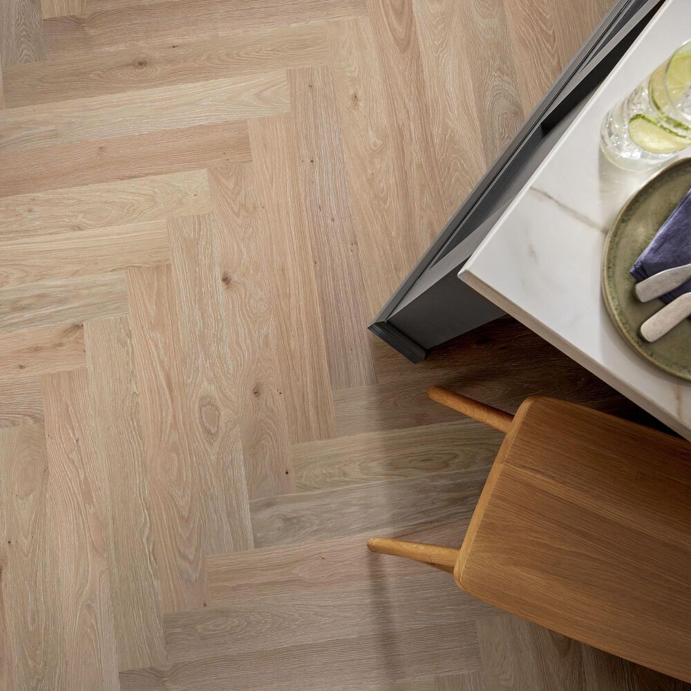 Anderson Tuftex Provincial Herringbone French Buff Oak Hardwood, , large