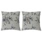 Furniture of America Frank 22" Throw Pillow in Blue (Set of 2), , large