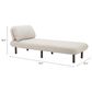 Zuo Modern Aperto Patio Chaise in Beige, , large