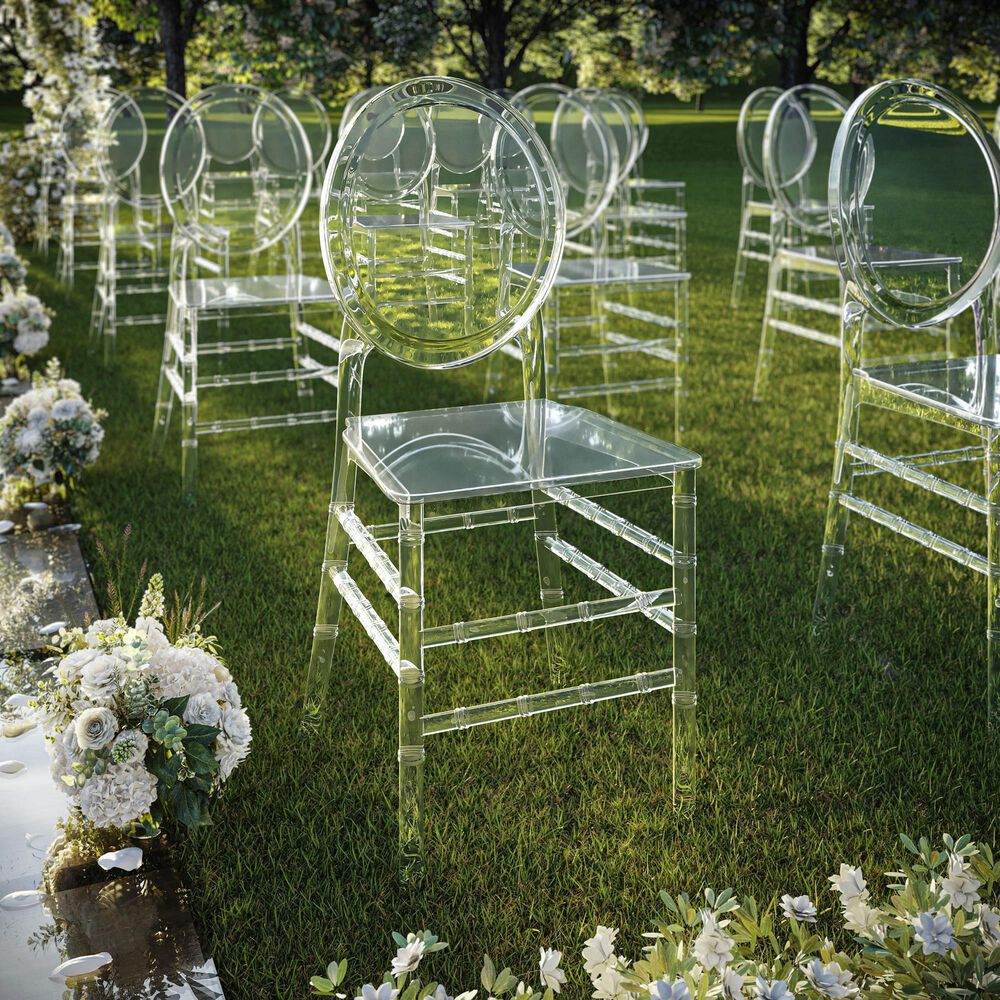 Rta Products Llc Ghost Stackable Side Chair in Clear &#40;Set of 2&#41;, , large