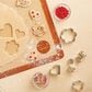 Mrs. Anderson"s 5-Piece Baking Heart Cutter with Storage Container in Stainless Silver, , large