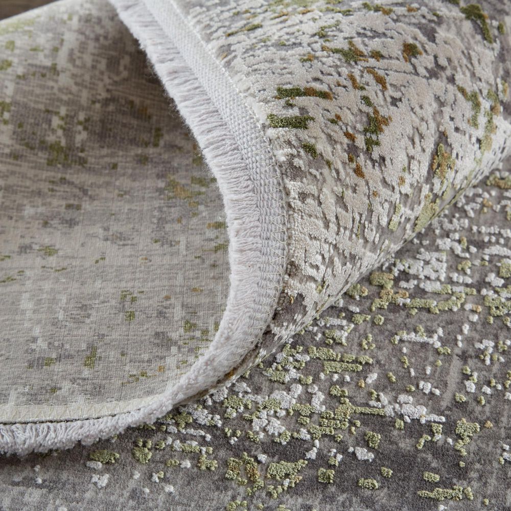 Feizy Cadiz 7&#39;9&quot; x 11&#39; Green and Grey Area Rug, , large