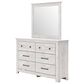 Ashley Makidern 4 Piece Full Storage Bedroom Set with Four Drawers in Whitewash, , large