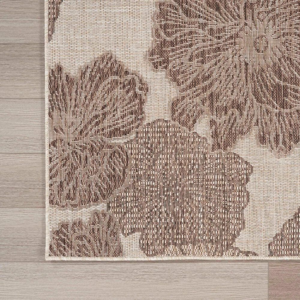 Nourison Garden Oasis Natural 8&#39; x 10&#39; Indoor/Outdoor Area Rug, , large