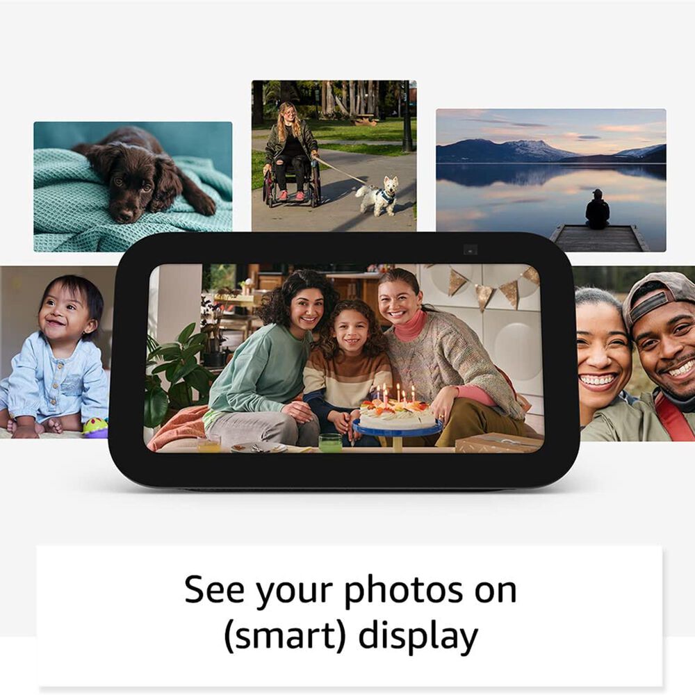 Echo Show 5 (3rd Gen, 2023) 5.5 inch Smart Display with Alexa  Charcoal