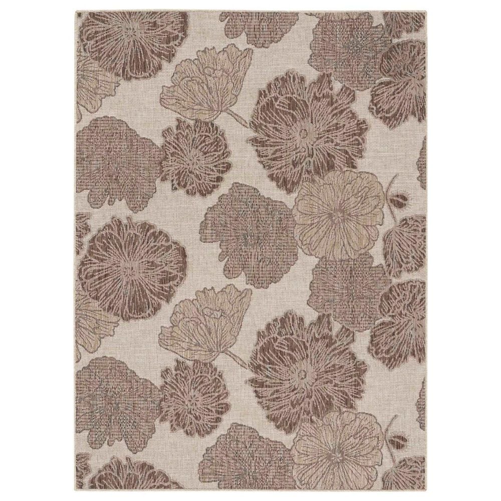 Nourison Garden Oasis Natural 6" x 9" Indoor/Outdoor Area Rug, , large