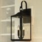 Vaxcel Old Town 2-Light Outdoor Wall Sconce in Textured Black, , large