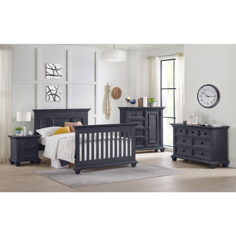 Oxford Baby Weston Full Bed Conversion Kit in Midnight Slate, , large