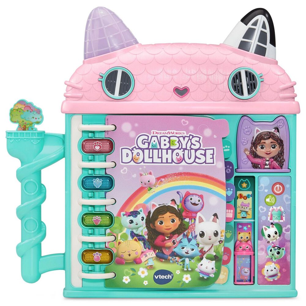 Vtech Gabby&#39;s Dollhouse Cat-a-Vator Book, , large