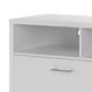 Pacific Landing TV Console with Metal Base in White, , large