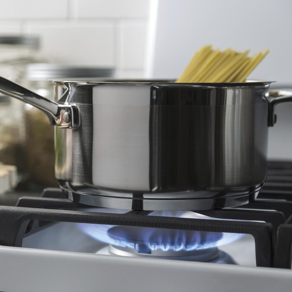 GE Appliances 5.0 Cu. Ft. Freestanding Gas Range in White, , large