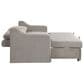 Lifestyle Solutions Haddington Convertible Loveseat in Flax, , large