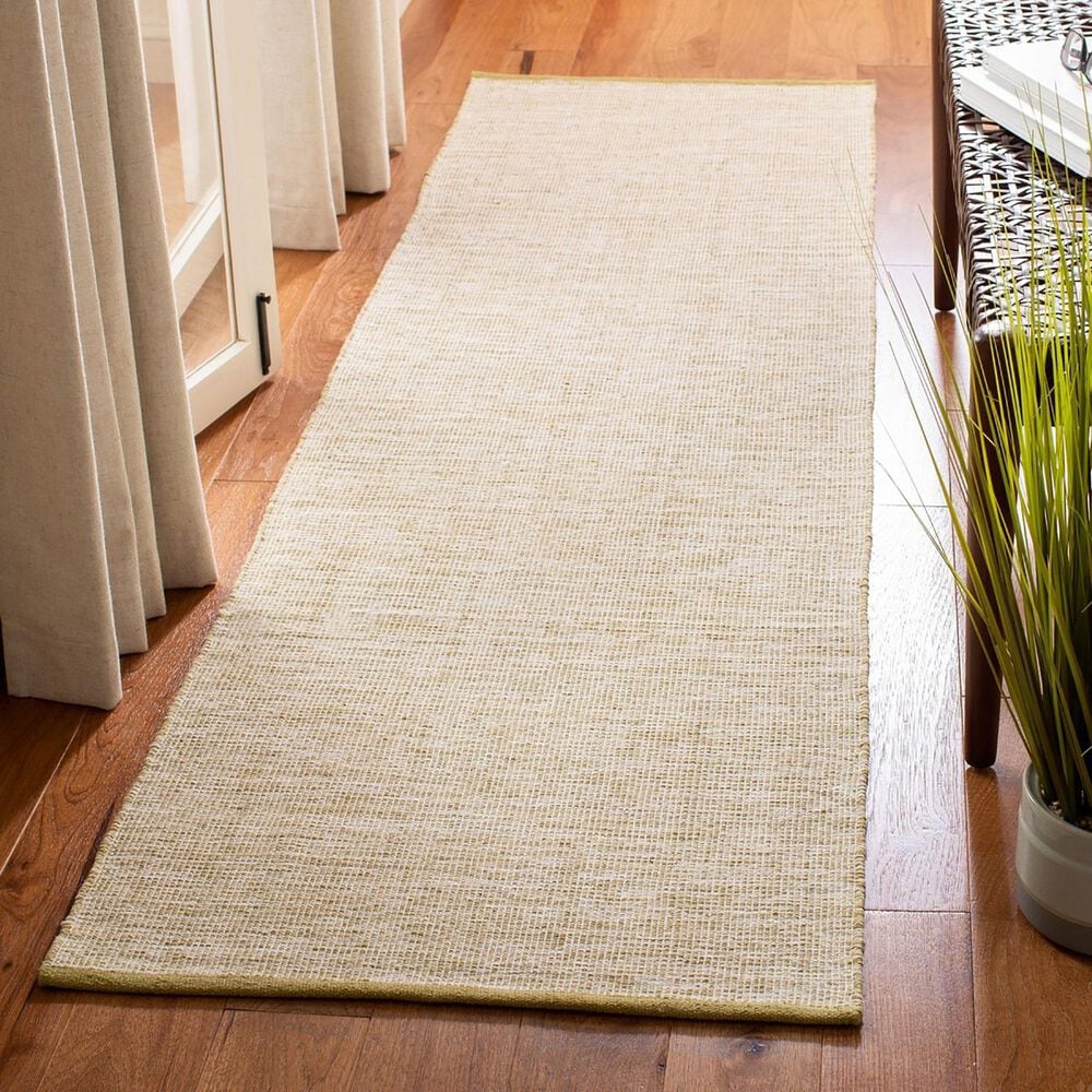 Safavieh Montauk 2&#39;3&quot; x 8&#39; Green Olive Runner, , large