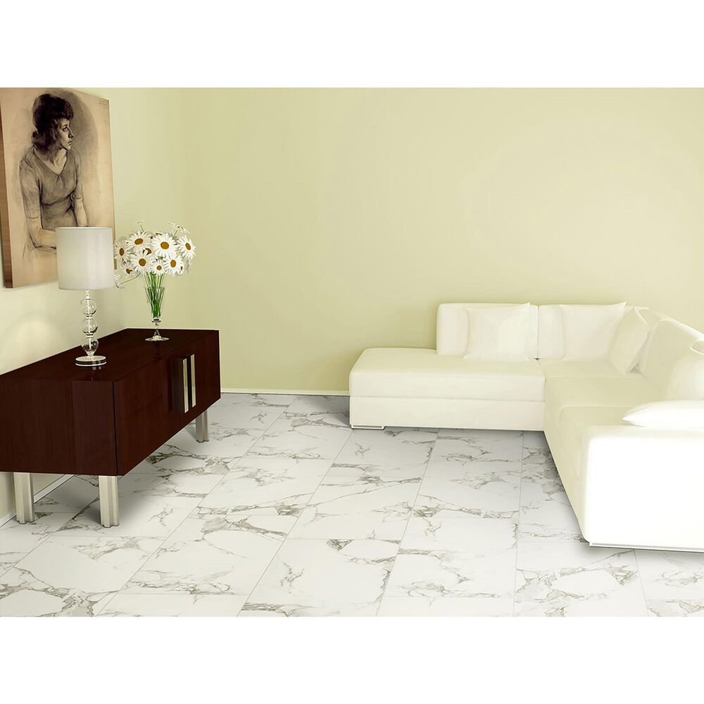 MS International Pietra Statuario Rectangle 12&quot; x 24&quot; Porcelain Tile, , large