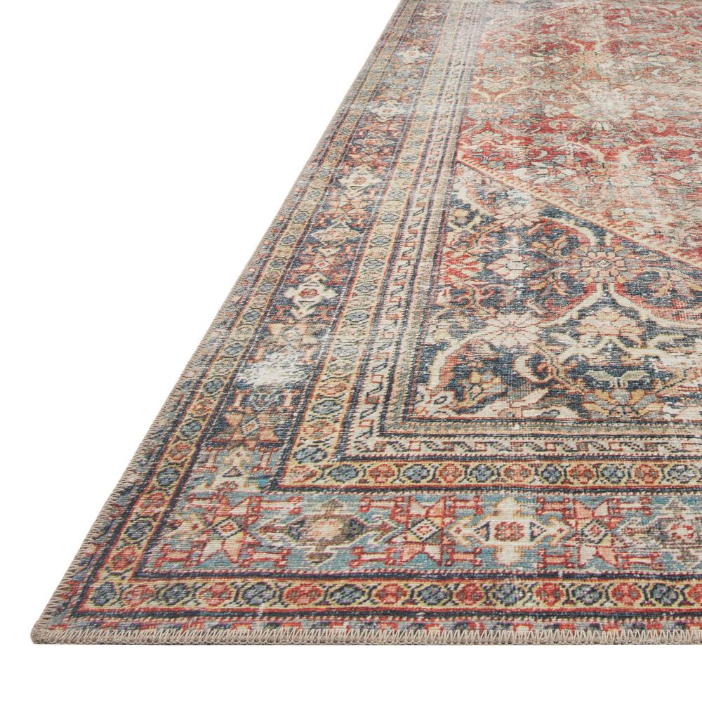 Amber Lewis x Loloi Georgie 10&#39; x 14&#39; Red and Navy Area Rug, , large