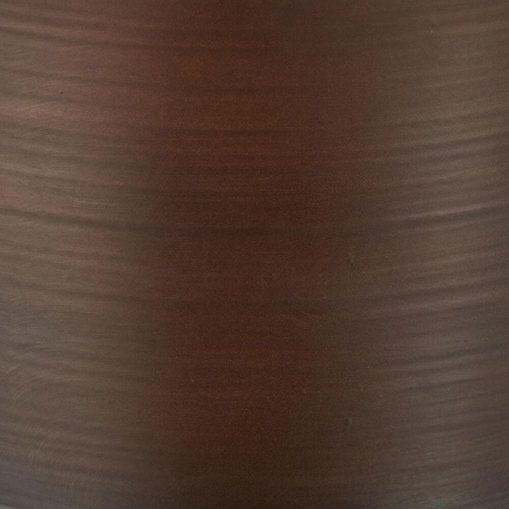 Maple and Jade 3-Piece Tall Teardrop Shaped Decorative Vase Set in Brushed White and Dark Brown, , large