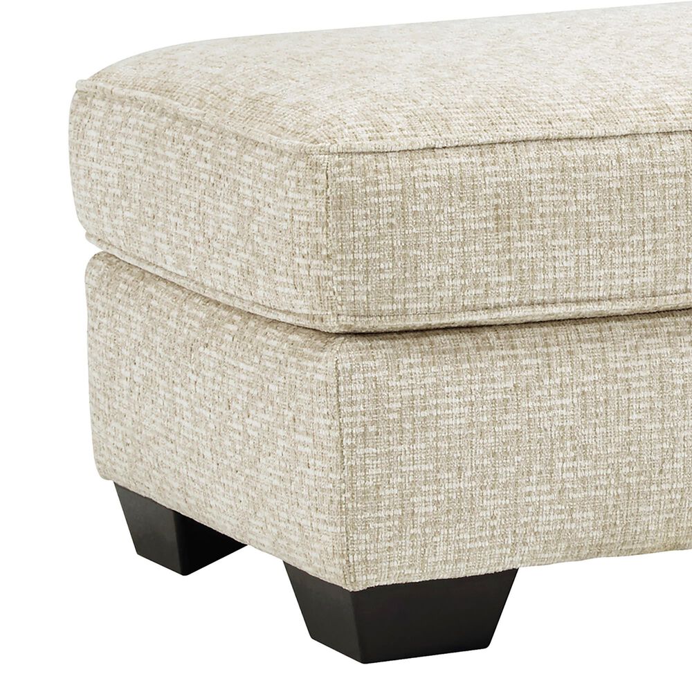 Signature Design by Ashley Haisley Standard Ottoman in Ivory, , large