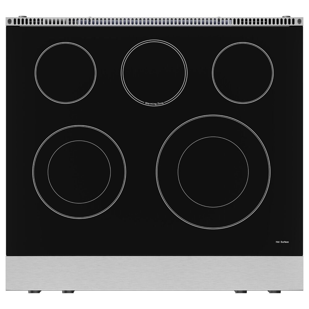 Thor Kitchen Gordon Ramsay 4.55 Cu. Ft. 30&quot; Professional Electric Range with Black Handle Kit in Stainless Steel, , large