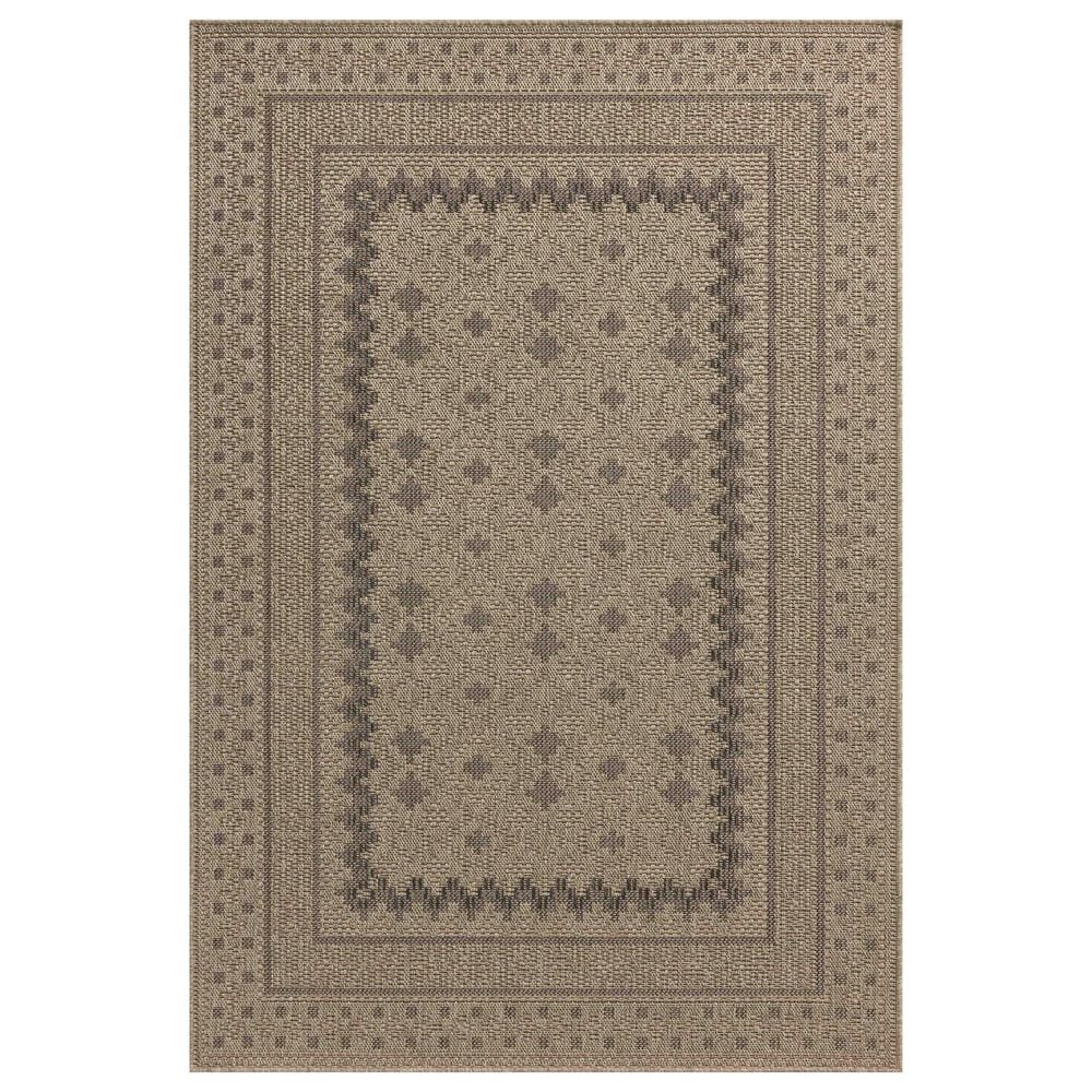 Loloi II Providence 7"6" Round Charcoal and Dove Indoor/Outdoor Area Rug, , large