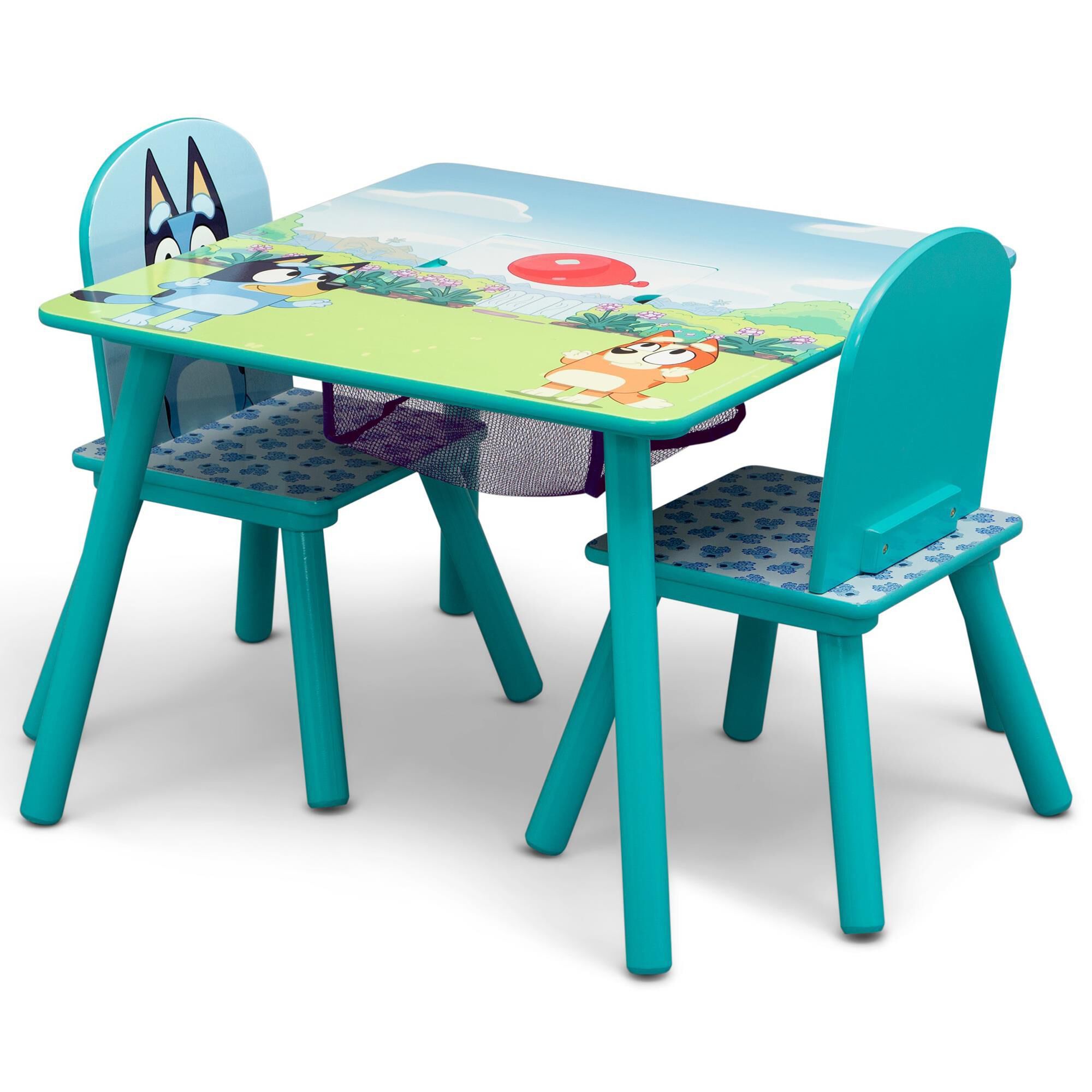 Kids blue table discount
