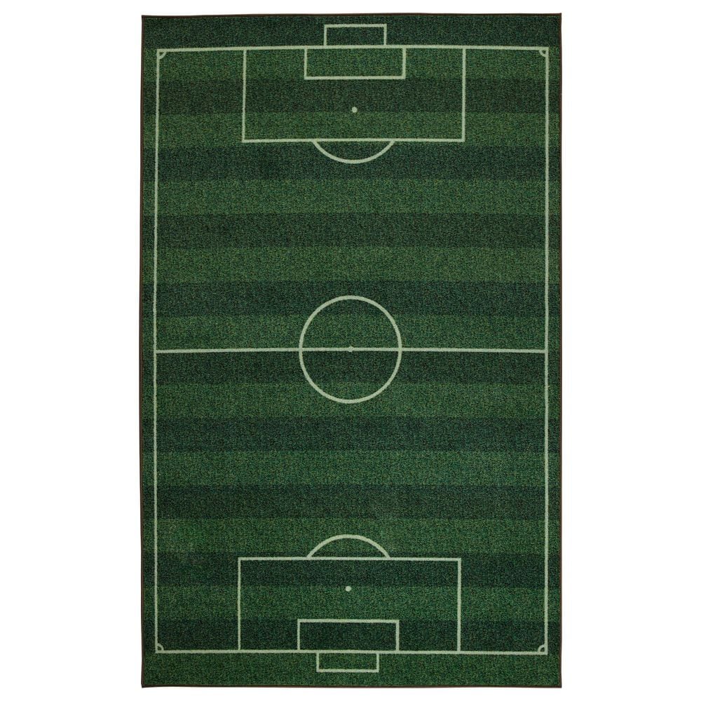 Karastan Prismatic 10" x 14" Shamrock Kids Area Rug, , large
