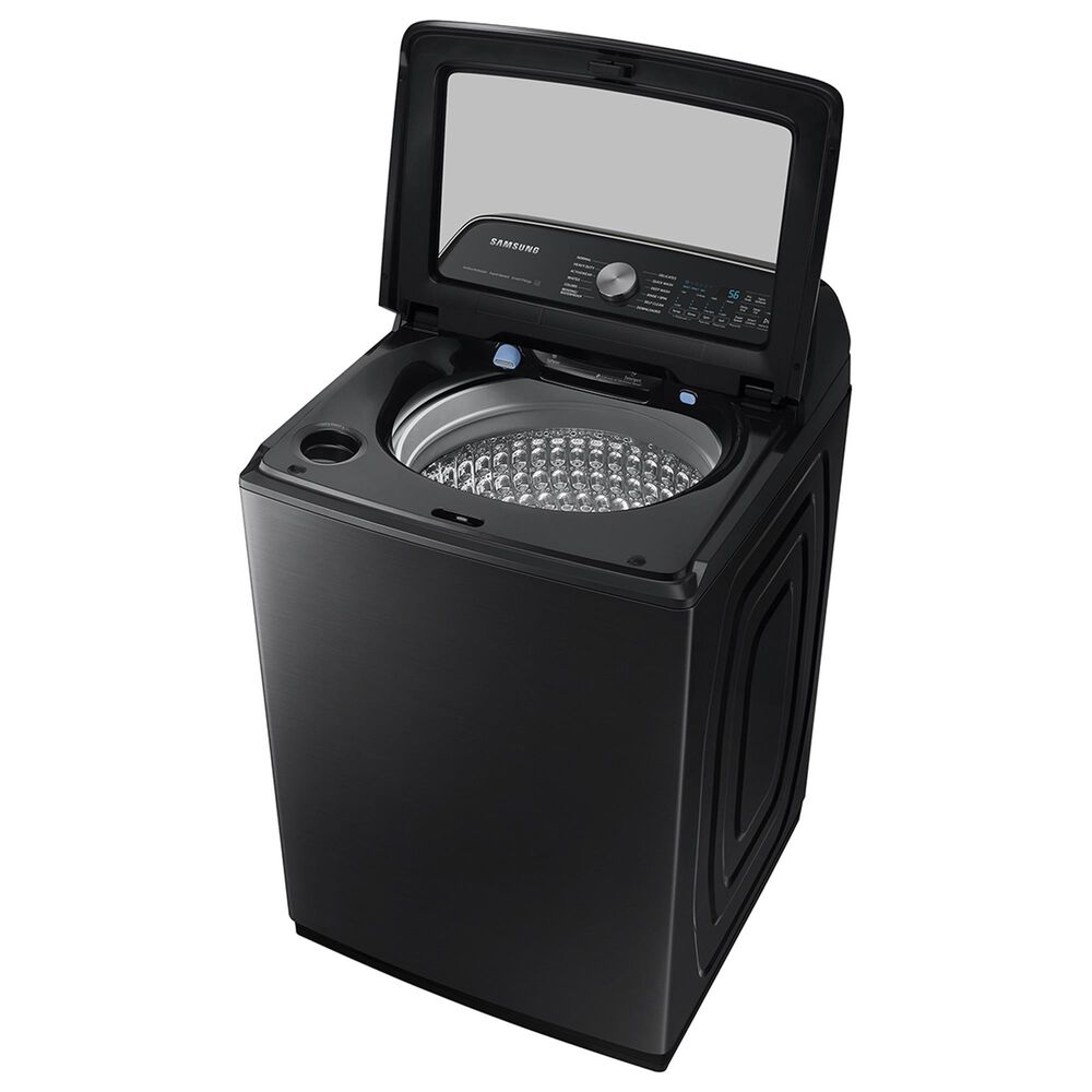 Samsung 5.5 cu. ft. Extra-Large Capacity Smart Top Load Washer with Super Speed Wash in Brushed Black, , large