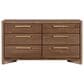 Hooker Furniture Eleana 6-Drawer Dresser in Light Caramel, , large