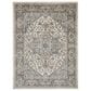 Nourison Quarry 6"7" x 9"6" Ivory and Grey Area Rug, , large