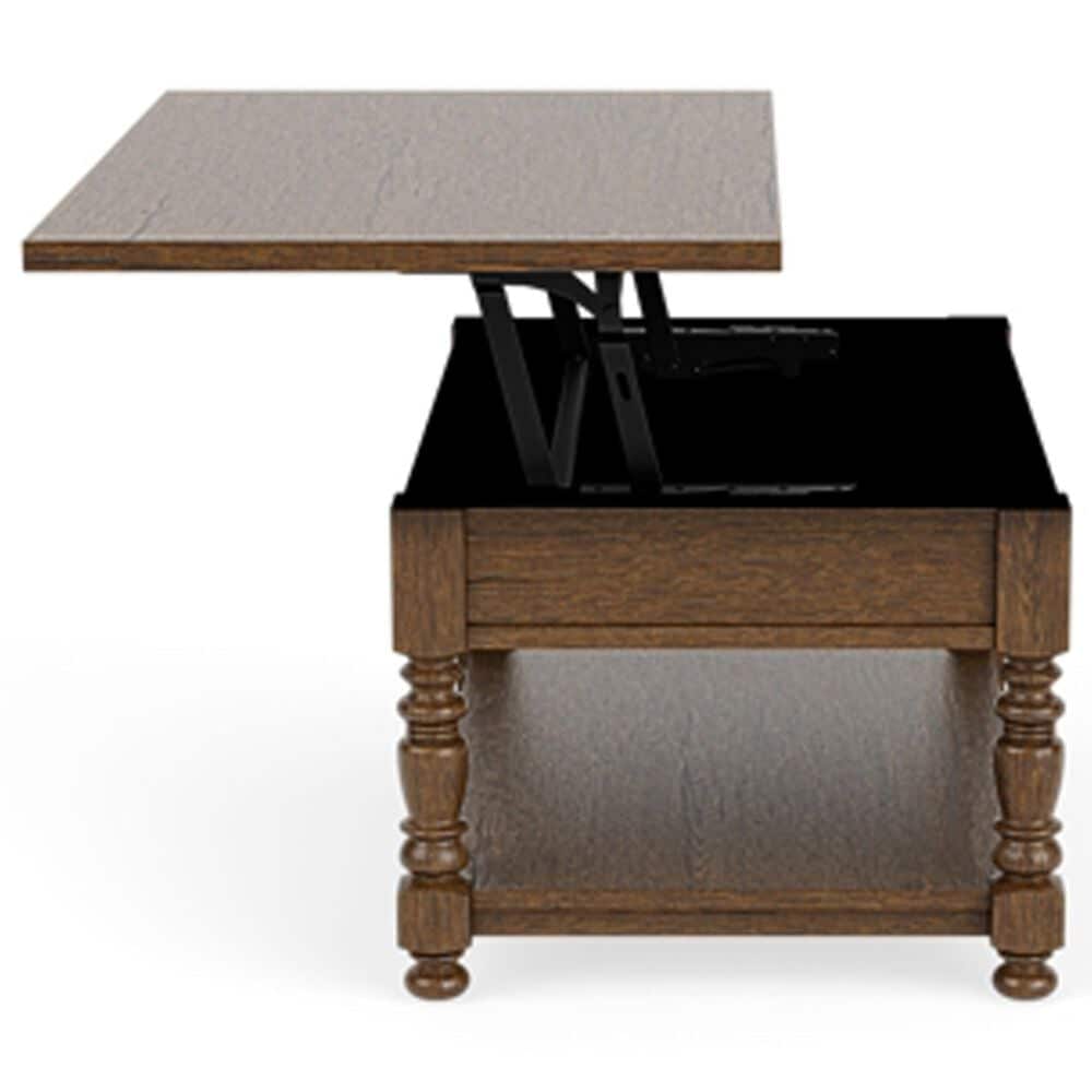 Riverside Furniture Eastlake Lift Top Cocktail Table in Whiskey Oak, , large