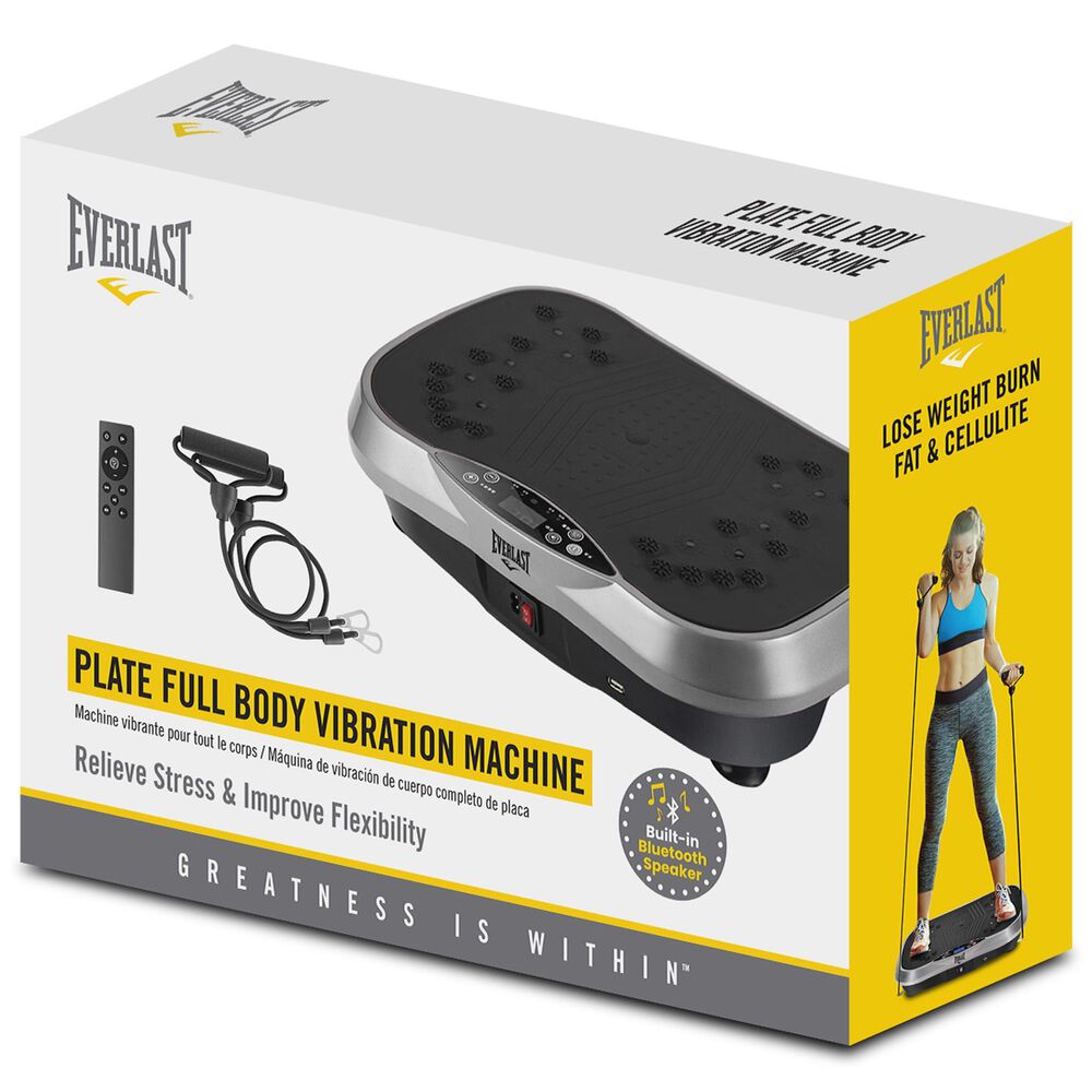 Everlast Full Body Plate Vibration Machine in Black, , large