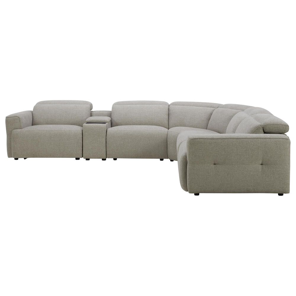 Interlochen 6-Piece Power Reclining Sectional in Brent Sand, , large