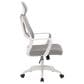 CorLiving Workspace Office Chair with White Frame in Grey, , large