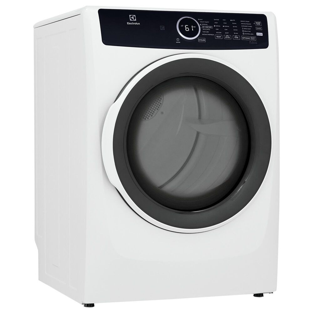 Electrolux 8 Cu. Ft. Front Load Gas Dryer with Sanitize in White, , large