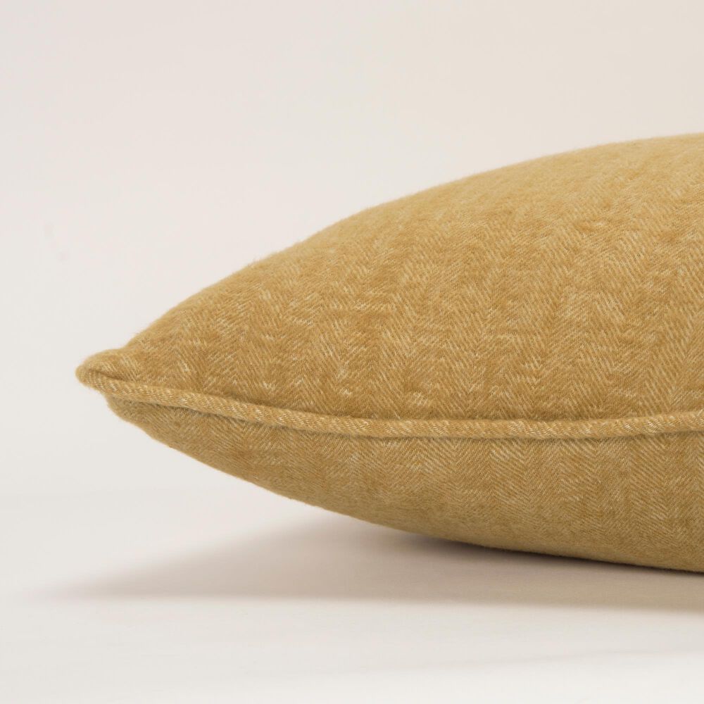 Rizzy Home Solid 20&quot; Poly Filled Pillow in Gold, , large