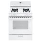 Hotpoint 30" Free-Standing Standard Clean Gas Range in White, , large