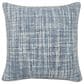 Classic Home Brax and Brook 22" Square Throw Pillow in Blue and Ivory, , large