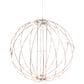 The Gerson Company 23.6" Foldable Sphere with 220 LED Lights in Gold, , large