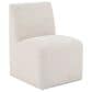 Classic Home Brighton Caster Chair in Beige Vanilla, , large