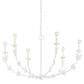 Troy Lighting Florian 6-Light Chandelier in Gesso White, , large