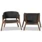 Baxton Studio Baron Accent Chair in Dark Grey (Set of 2), , large