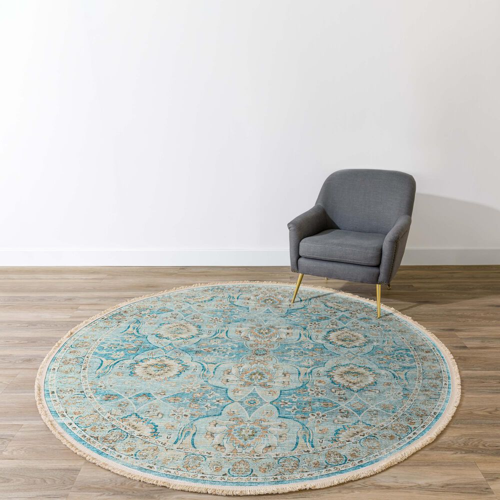 Dalyn Rug Company Marbella MB5 8&#39; Round Mediterranean Area Rug, , large