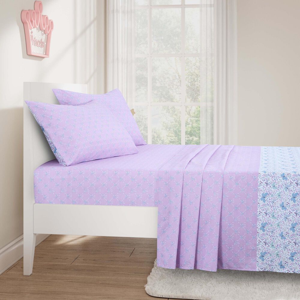 BCP Home Everyday Imagination 6-Piece Full Sheet Set in Floaty Butterflies, , large