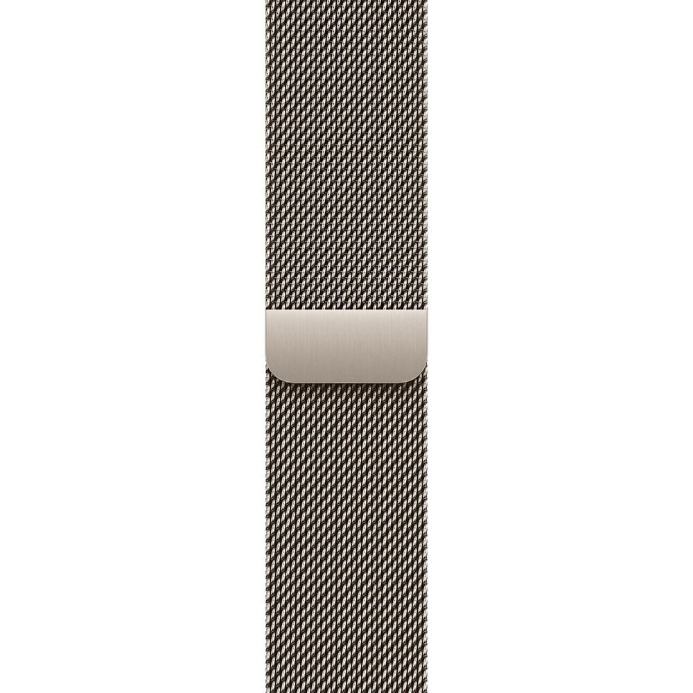 Apple Watch Series 12 (GPS + Cellular) 42mm Natural Titanium Case with Natural Milanese Loop and 2-Year AppleCare+, , large