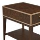 Lexington Home Brands Rendevous Shelton Box On Stand End Table in Chester and Rose Gold, , large