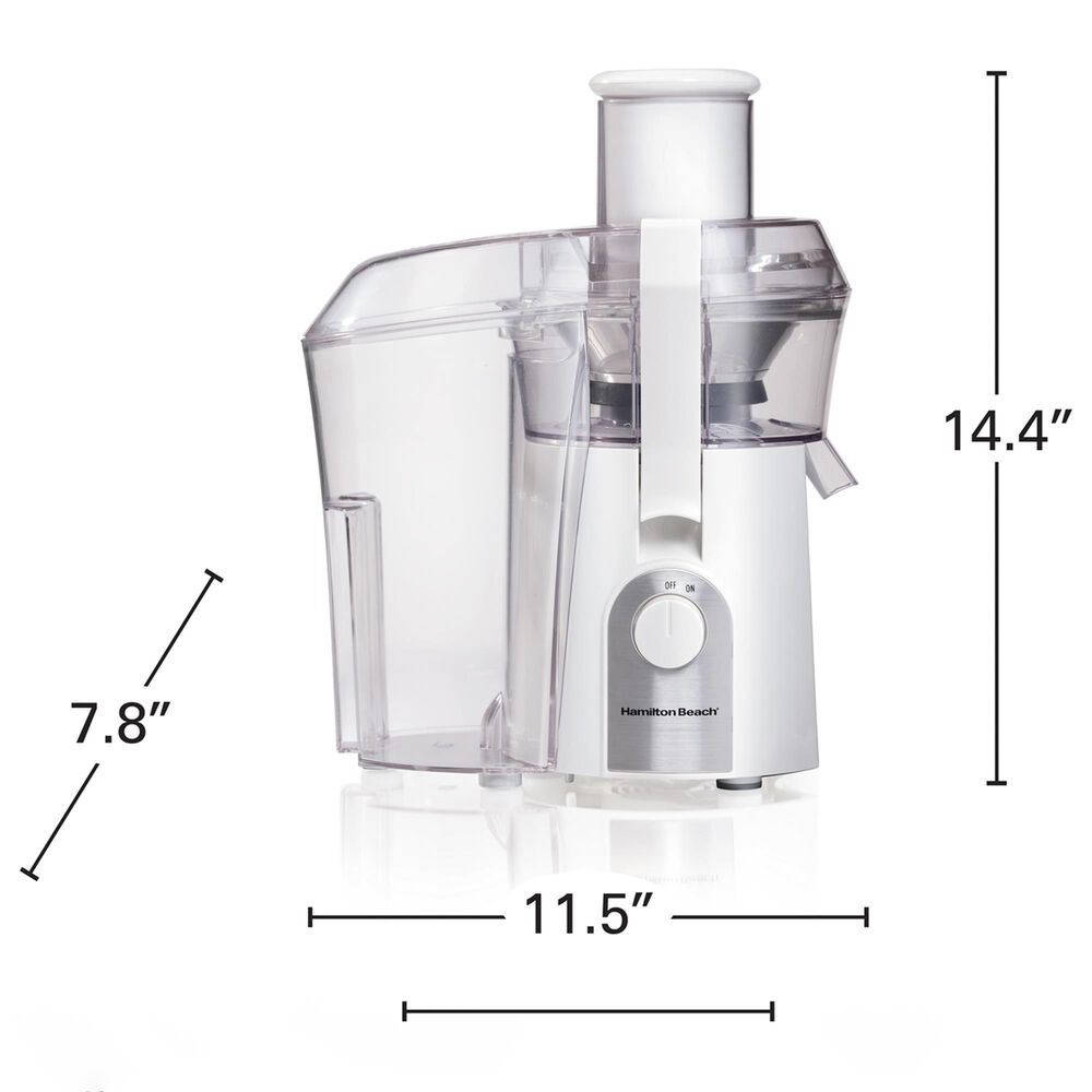 Hamilton Beach 1 Speed Big Mouth Juice Extractor in White