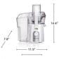 Hamilton Beach 1 Speed Big Mouth Juice Extractor in White, , large