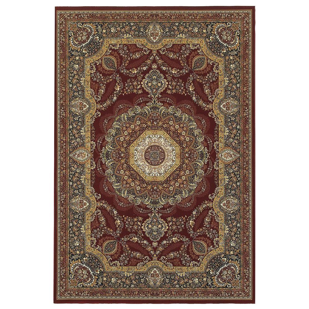 Oriental Weavers Masterpiece 113R 9"10" x 12"10" Red Area Rug, , large