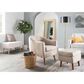 LumiSource Storage Bench in Beige, , large